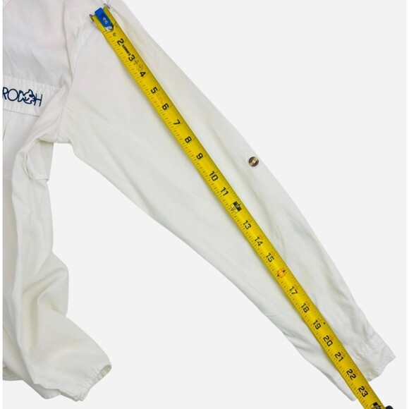 Prodoh Founders Vented Fishing Shirt LS White Button Preppy Outdoor L 14 16 - Picture 16 of 16